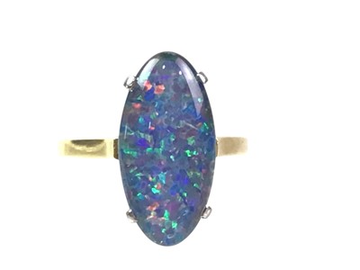 Lot 1 - OPAL TRIPLET RING