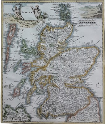 Lot 329 - 18TH CENTURY ITALIAN MAP OF SCOTLAND