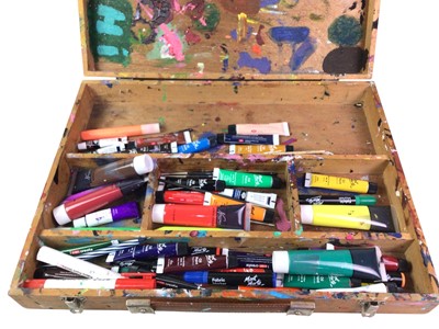 Lot 339 - ARTIST PAINT BOX