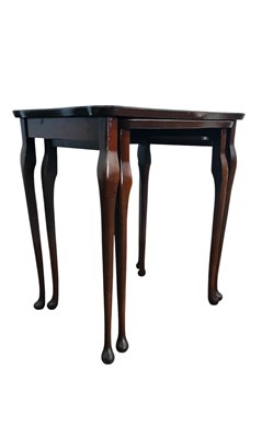 Lot 459 - MAHOGANY NEST OF TABLES