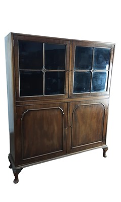 Lot 466 - MAHOGANY BOOKCASE