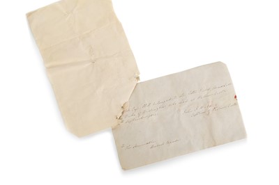 Lot 18 - ARTHUR WELLESLEY, 1ST DUKE OF WELLINGTON INTEREST - WAISTCOAT AND TWO NIGHTCAPS