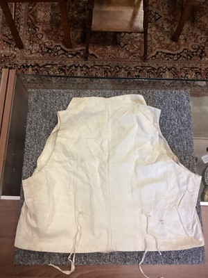 Lot 18 - ARTHUR WELLESLEY, 1ST DUKE OF WELLINGTON INTEREST - WAISTCOAT AND TWO NIGHTCAPS