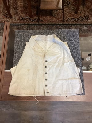 Lot 18 - ARTHUR WELLESLEY, 1ST DUKE OF WELLINGTON INTEREST - WAISTCOAT AND TWO NIGHTCAPS