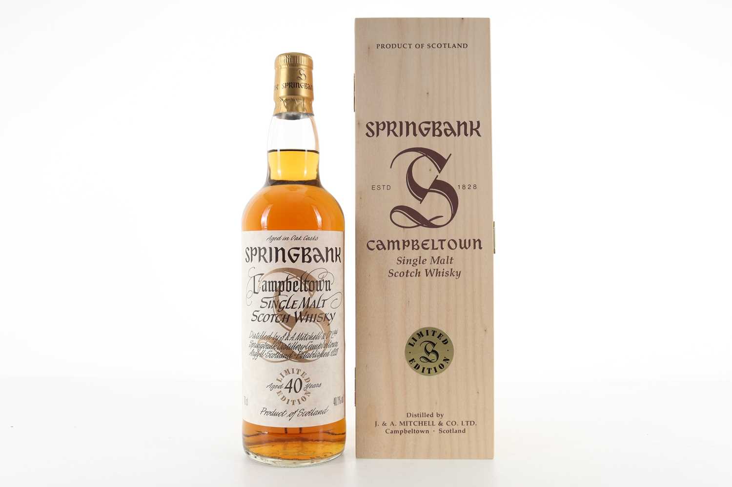 Lot 124 - SPRINGBANK 40 YEAR OLD MILLENNIUM