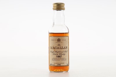 Lot 226 - MACALLAN 1967 18 YEAR OLD MINIATURE