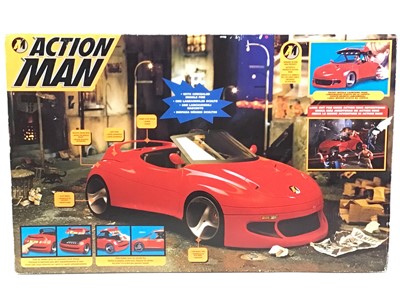 Lot 390 - ACTION MAN STREET RACER CAR AND SCUBA SKI