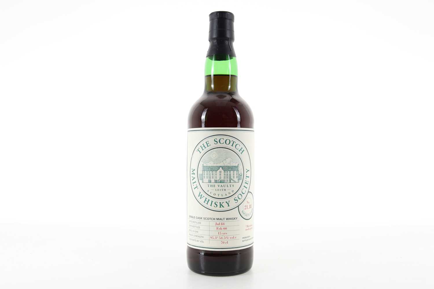 Lot 118 - SMWS 21.8 GLENGLASSAUGH 1984 15 YEAR OLD