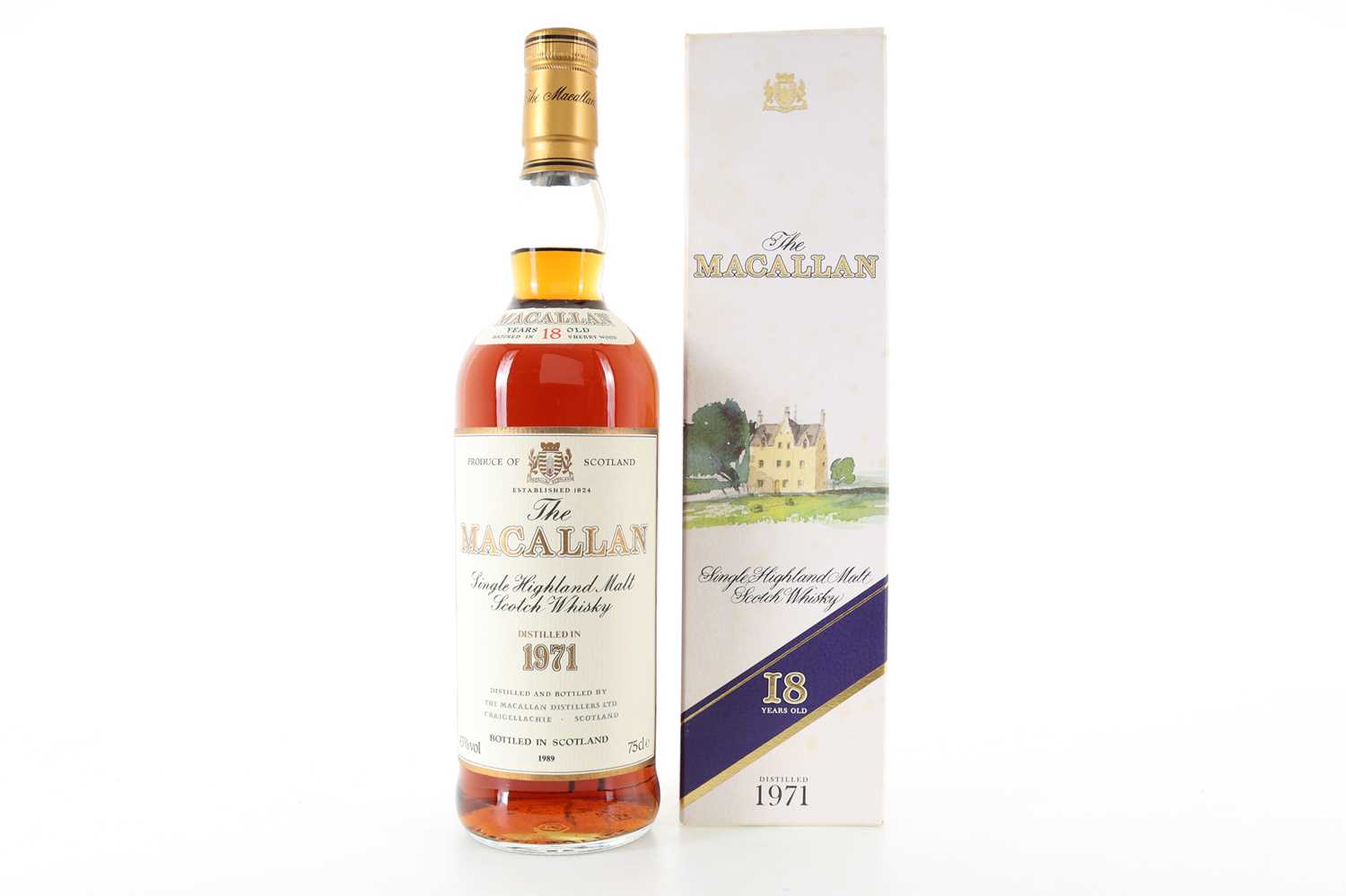 Lot 119 - MACALLAN 1971 18 YEAR OLD 75CL