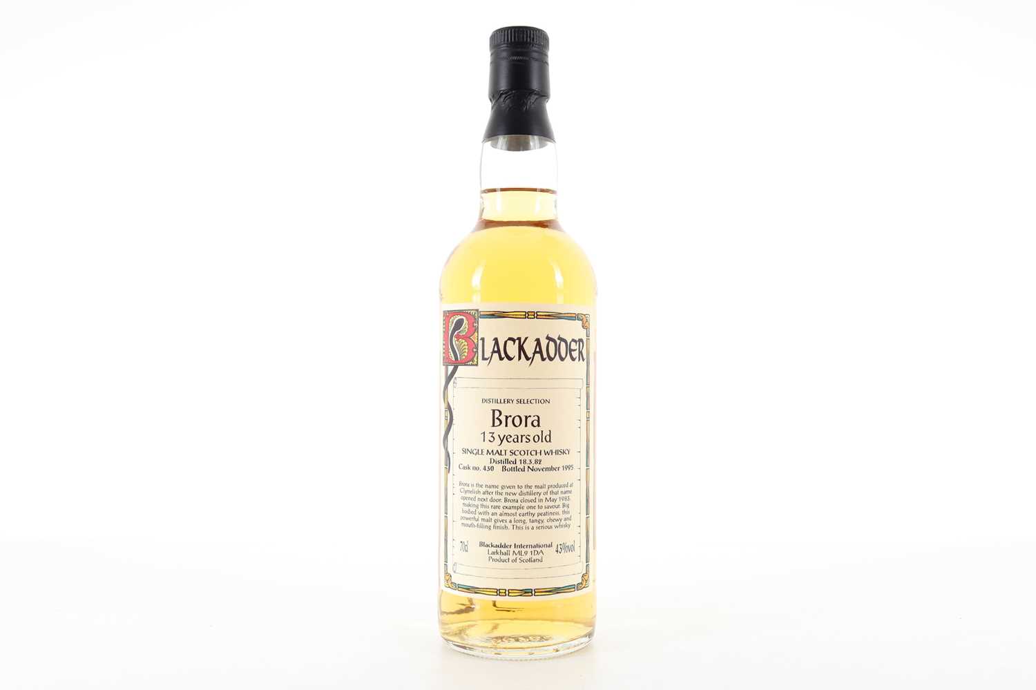 Lot 134 - BRORA 1982 13 YEAR OLD BLACKADDER