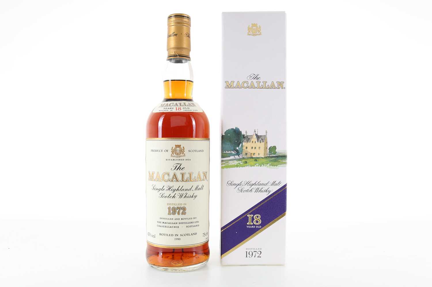 Lot 136 - MACALLAN 1972 18 YEAR OLD 75CL