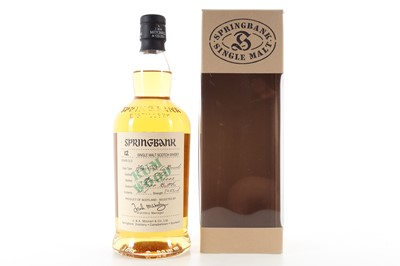 Lot 141 - SPRINGBANK 1989 12 YEAR OLD RUM WOOD FINISH