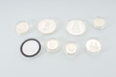 Lot 147 - COLLECTION OF SILVER AND PLATINUM PROOF COINS, 