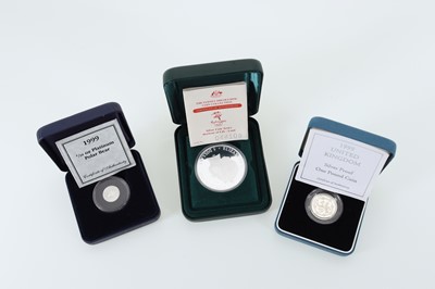 Lot 147 - COLLECTION OF SILVER AND PLATINUM PROOF COINS, 