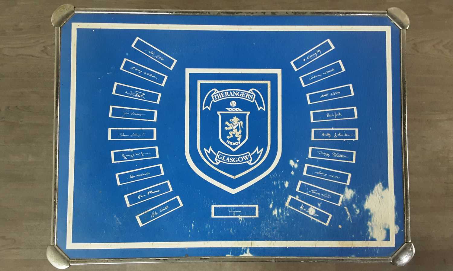 Lot 1706 - RANGERS F.C., OCCASIONAL TABLE,
