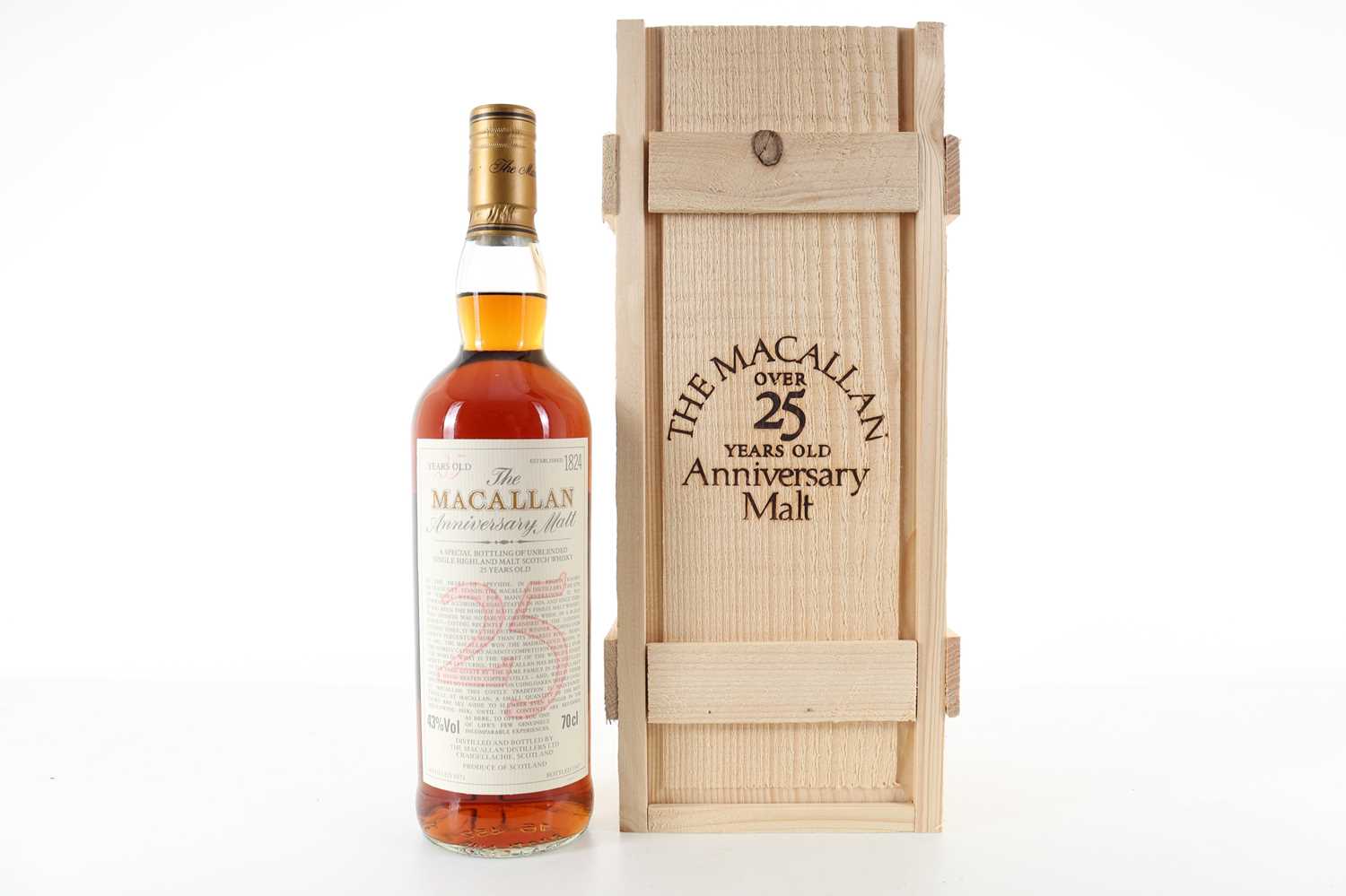 Lot 164 - MACALLAN 1971 25 YEAR OLD ANNIVERSARY MALT