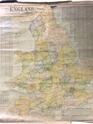 Lot 451 - SCARBOROUGH'S MAP OF ENGLAND AND WALES