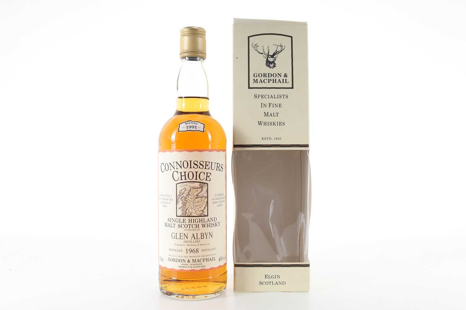 Lot 182 - GLEN ALBYN 1968 GORDON & MACPHAIL CONNOISSEURS CHOICE