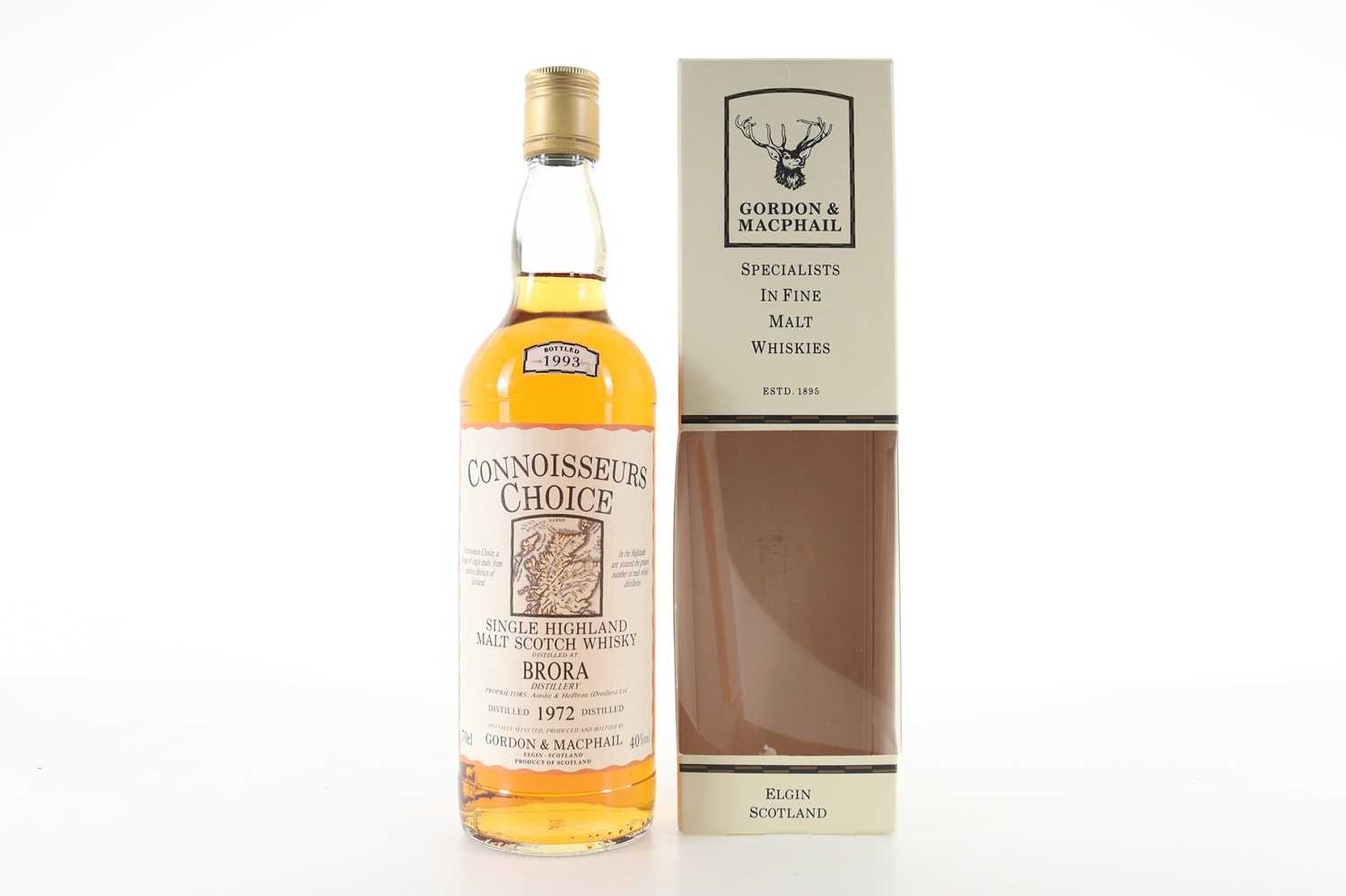 Lot 193 - BRORA 1972 GORDON & MACPHAIL CONNOISSEURS CHOICE