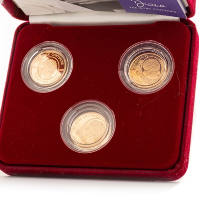 Lot 88 - DIANA COMMEMORATIVE GOLD PROOF COIN SET