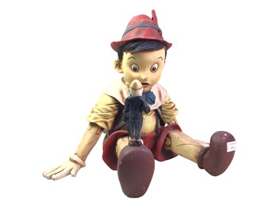 Lot 533 - COMPOSITE FIGURE OF PINOCCHIO AND JIMINY CRICKET