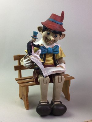 Lot 533 - COMPOSITE FIGURE OF PINOCCHIO AND JIMINY CRICKET