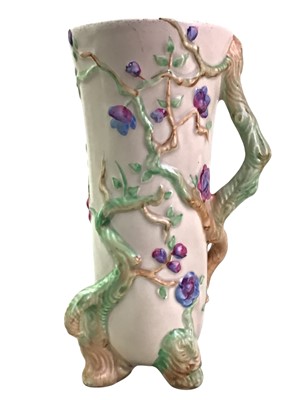 Lot 568 - CLARICE CLIFF FOR NEWPORT POTTERY, HANDLED VASE