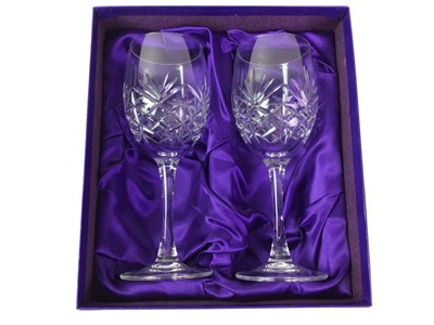 Lot 570 - PAIR OF EDINBURGH CRYSTAL GLASSES