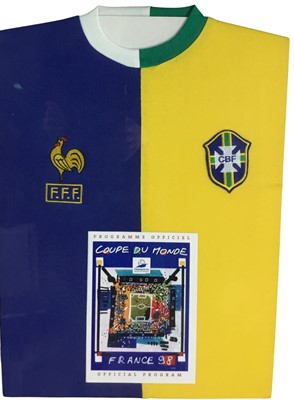 Lot 576 - WORLD CUP FINAL 1998 COMMEMORATIVE SHIRT