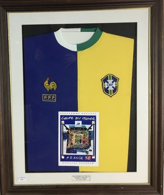Lot 576 - WORLD CUP FINAL 1998 COMMEMORATIVE SHIRT