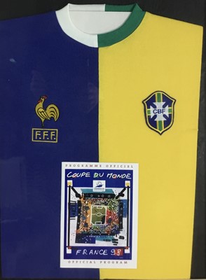 Lot 576 - WORLD CUP FINAL 1998 COMMEMORATIVE SHIRT