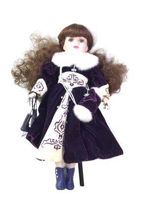 Lot 581 - MODERN BISQUE HEADED DOLL