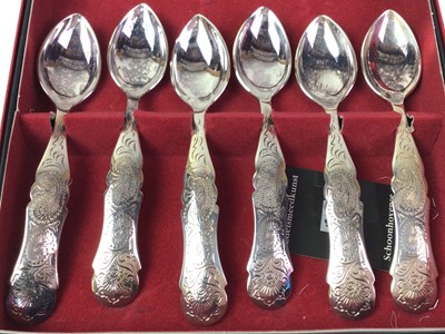 Lot 729 - COLLECTION OF SILVER COFFEE SPOONS