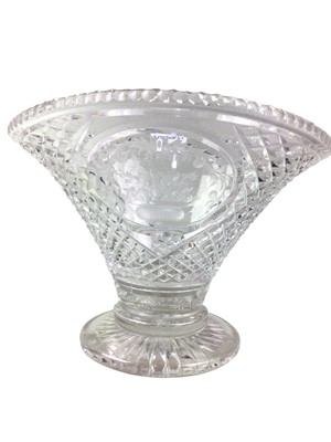 Lot 749 - CUT CRYSTAL VASE