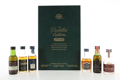 Lot 252 - CLASSIC MALTS DISTILLERS EDITION MINIATURE SET (6 X 5CL)