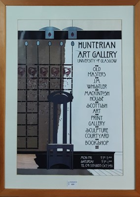 Lot 835 - HUNTERIAN ART GALLERY POSTER