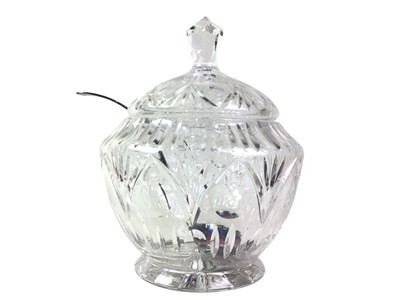 Lot 796 - CRYSTAL PUNCH BOWL