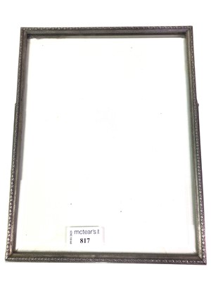 Lot 817 - METAL PHOTOGRAPH FRAME