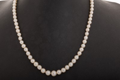 Lot 733 - PEARL NECKLACE