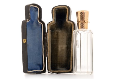 Lot 755 - CONTINENTAL ROCK CRYSTAL SCENT BOTTLE