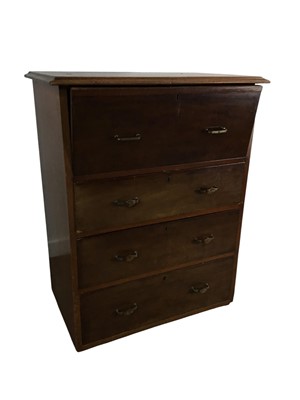 Lot 846 - SECRETAIRE STYLE CHEST