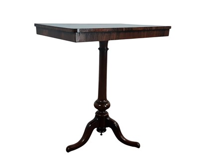 Lot 842 - MAHOGANY ROSEWOOD OCCASIONAL TABLE