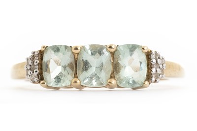 Lot 382 - GEMSTONE AND DIAMOND RING