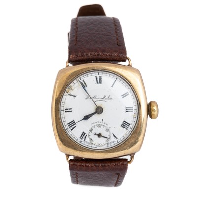 Lot 848 - VINTAGE GOLD WRIST WATCH