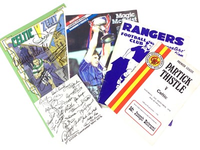 Lot 110a - CELTIC AND RANGERS F.C., COLLECTION OF ITEMS