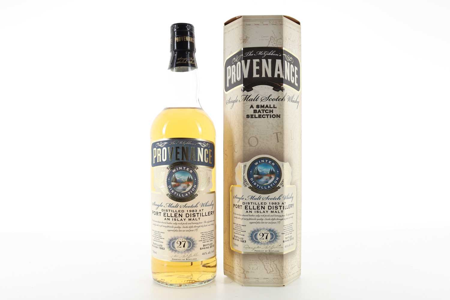 Lot 270 - PORT ELLEN 1983 27 YEAR OLD MCGIBBON'S PROVENANCE