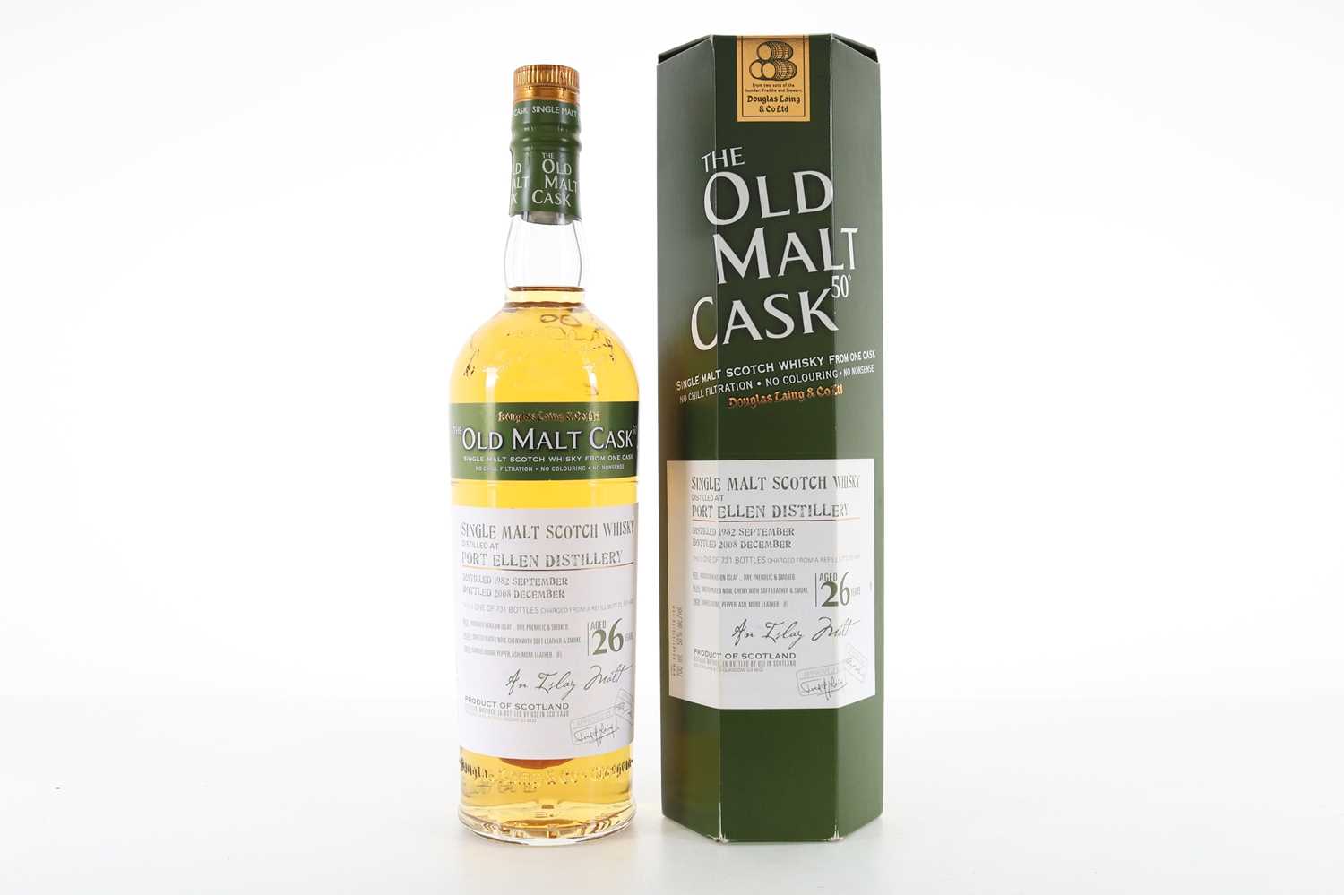 Lot 278 - PORT ELLEN 1982 26 YEAR OLD DOUGLAS LAING OLD MALT CASK