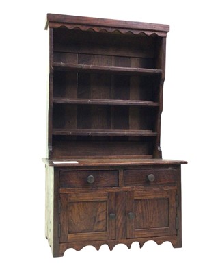 Lot 37 - VINATGE OAK APPRENTICE PIECE DRESSER