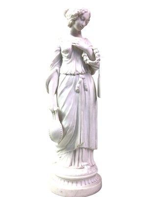 Lot 792 - PARIAN FIGURE OF FEMALE