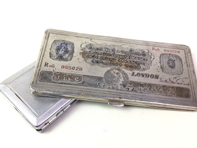 Lot 120 - TWO CIGARETTE CASES